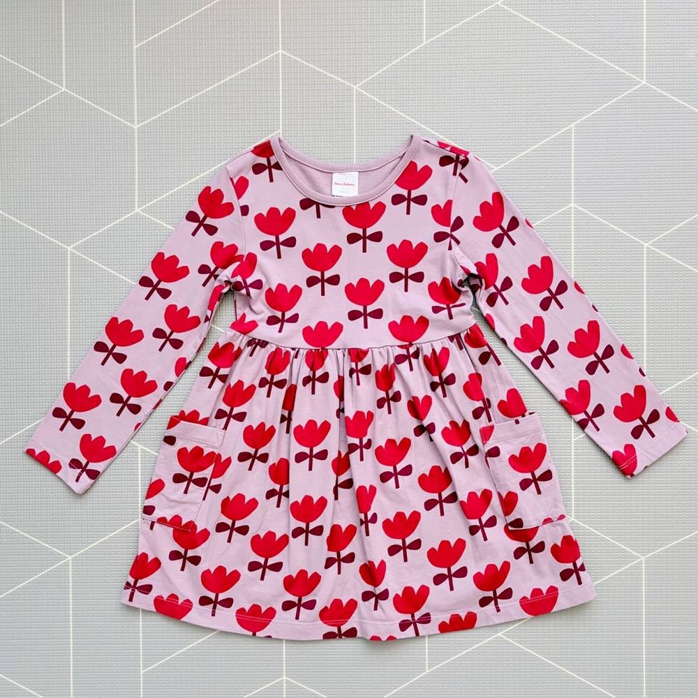 Hanna Andersson Long Sleeve Playground Dress with Pockets
